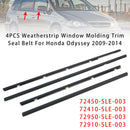 4PCS Weatherstrip Window Moulding Trim Seal Belt For Honda Odyssey 2009-2014Auto & Motorrad: Teile, Auto-Ersatz- & -Reparaturteile, Karosserieteile!-1