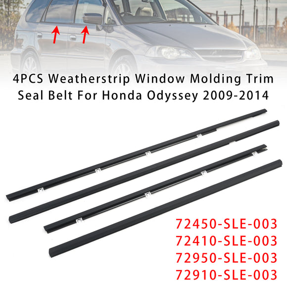 4PCS Weatherstrip Window Moulding Trim Seal Belt For Honda Odyssey 2009-2014Auto & Motorrad: Teile, Auto-Ersatz- & -Reparaturteile, Karosserieteile!