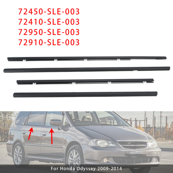 4PCS Weatherstrip Window Moulding Trim Seal Belt For Honda Odyssey 2009-2014Auto & Motorrad: Teile, Auto-Ersatz- & -Reparaturteile, Karosserieteile!