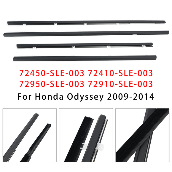 4PCS Weatherstrip Window Moulding Trim Seal Belt For Honda Odyssey 2009-2014Auto & Motorrad: Teile, Auto-Ersatz- & -Reparaturteile, Karosserieteile!