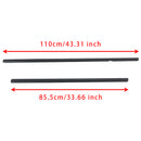 4PCS Weatherstrip Window Moulding Trim Seal Belt For Honda Odyssey 2009-2014Auto & Motorrad: Teile, Auto-Ersatz- & -Reparaturteile, Karosserieteile!-6