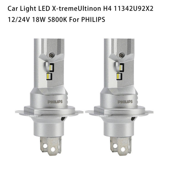 Autolicht LED X-tremeUltinon H4 11342U92X2 12/24V 18W 5800K für PHILIPS