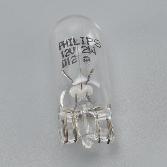 Lámpara auxiliar halógena para faro de coche T10 W2W 12960 12V 2W Para PHILIPS