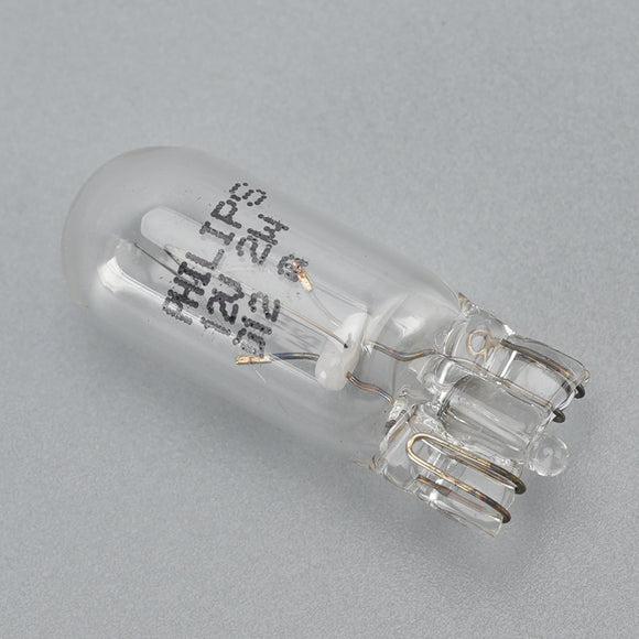 Lámpara auxiliar halógena para faro de coche T10 W2W 12960 12V 2W Para PHILIPS