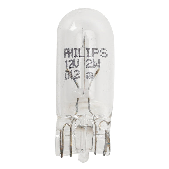 Lámpara auxiliar halógena para faro de coche T10 W2W 12960 12V 2W Para PHILIPS
