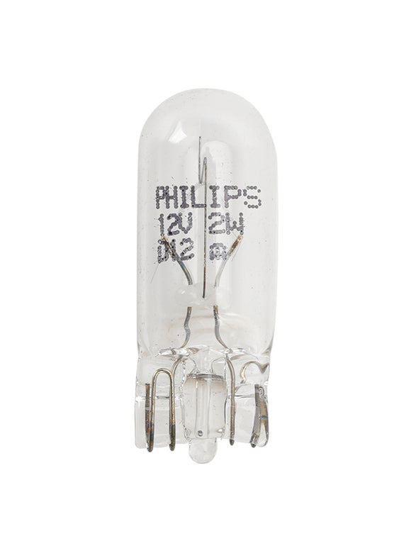 Lámpara auxiliar halógena para faro de coche T10 W2W 12960 12V 2W Para PHILIPS