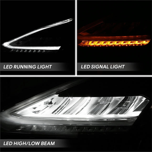 Left+Right LED Head Light 26060-9UF0D 26010-9UF0D For Nissan Murano 2019-2021