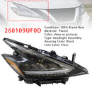 Right LED Head Light 260109UF0D For Nissan Murano 2019-2021-2