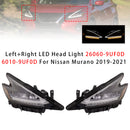 Left+Right LED Head Light 26060-9UF0D 26010-9UF0D For Nissan Murano 2019-2021-1
