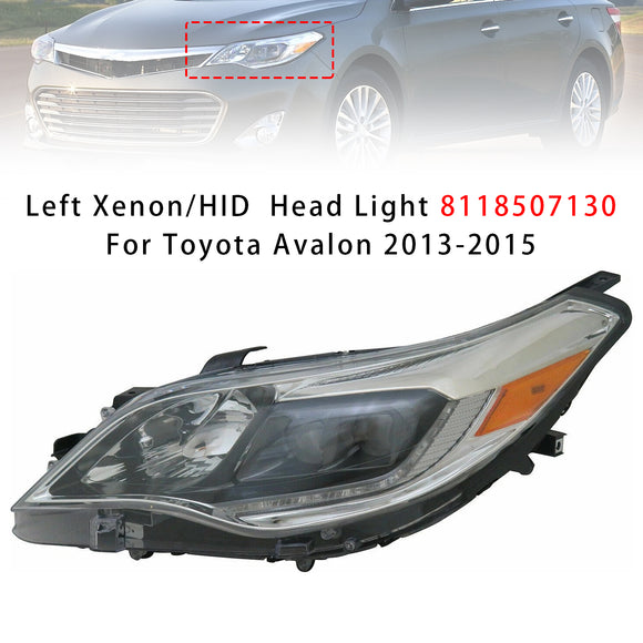 Faro sinistro allo xeno/HID 8118507130 per Toyota Avalon 2013-2015