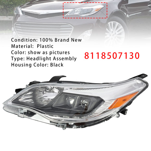 Faro sinistro allo xeno/HID 8118507130 per Toyota Avalon 2013-2015