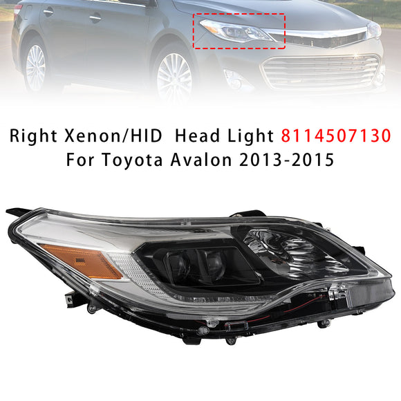 Right Xenon/HID Head Light 8114507130 For Toyota Avalon 2013-2015