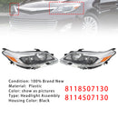 Left+Right Xenon/HID Head Light 8118507130 8114507130 For Toyota Avalon 13-2015-2