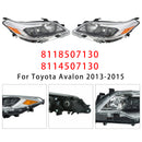 Left+Right Xenon/HID Head Light 8118507130 8114507130 For Toyota Avalon 13-2015-6