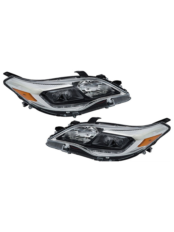Left+Right Xenon/HID Head Light 8118507130 8114507130 For Toyota Avalon 13-2015