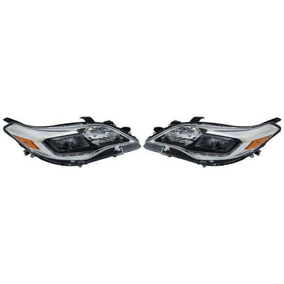 Left+Right Xenon/HID Head Light 8118507130 8114507130 For Toyota Avalon 13-2015