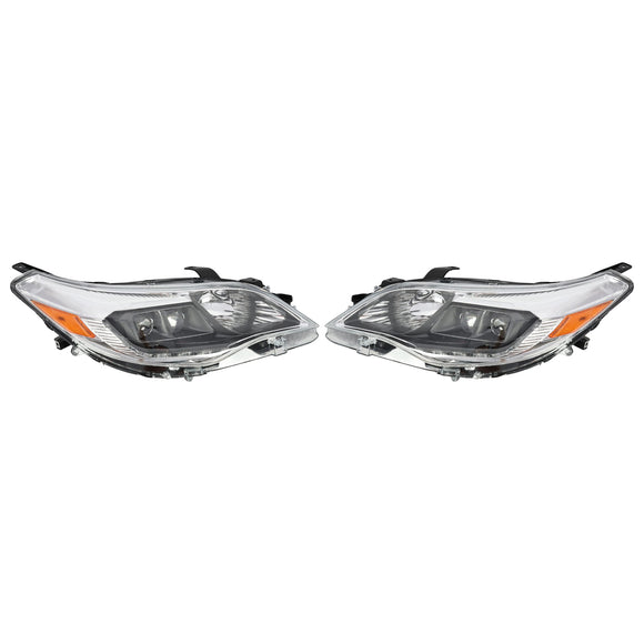 Left+Right Xenon/HID Head Light 8118507130 8114507130 For Toyota Avalon 13-2015