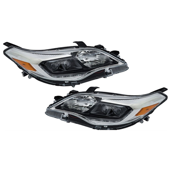 Left+Right Xenon/HID Head Light 8118507130 8114507130 For Toyota Avalon 13-2015