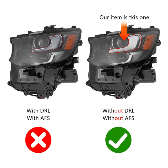 Faro anteriore sinistro a LED senza DRL/AFS per Mazda CX-90 2024-2025 KR9D51040