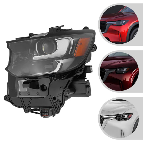Left+Right LED Head Light Without DRL/AFS For Mazda CX-90 2024-2025 KR9D51040