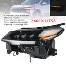 Faro LED sinistro 26060-7LF5A per Nissan Kicks 2025-2026-2