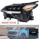 Faro LED sinistro 26060-7LF5A per Nissan Kicks 2025-2026-5