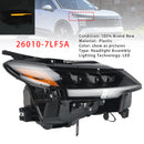 Right LED Headlight 26010-7LF5A For Nissan Kicks 2025-2026-2