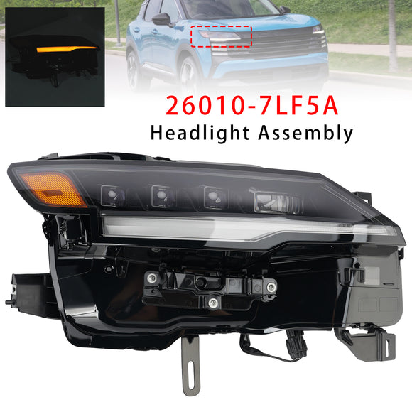 Right LED Headlight 26010-7LF5A For Nissan Kicks 2025-2026
