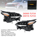 Left+Right LED Headlight 26060-7LF5A 26010-7LF5A For Nissan Kicks 2025-2026-2