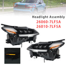 Left+Right LED Headlight 26060-7LF5A 26010-7LF5A For Nissan Kicks 2025-2026-3