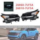 Left+Right LED Headlight 26060-7LF5A 26010-7LF5A For Nissan Kicks 2025-2026-5