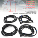 4 Stück Türdichtungen für Toyota Land Cruiser Fj80 Fzj80 Hzj81 Hdj80 1990–1998-2