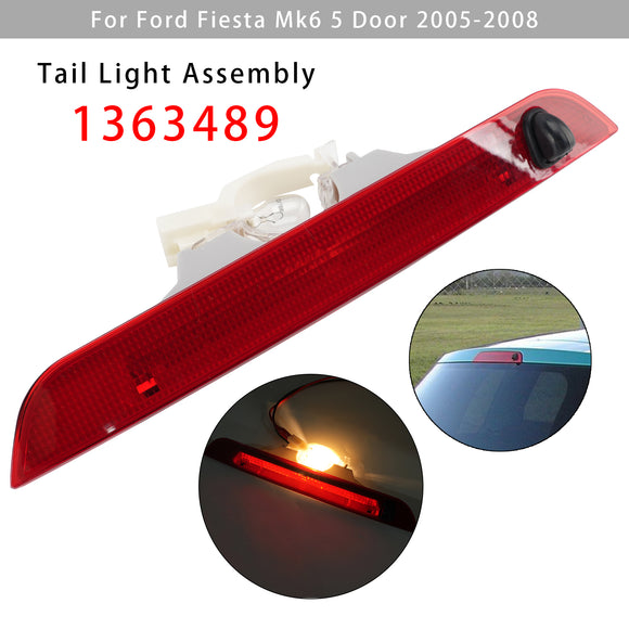 Rear High-Level Brake Light 1363489 For Ford Fiesta Mk6 5 Door 2005-2008 Red