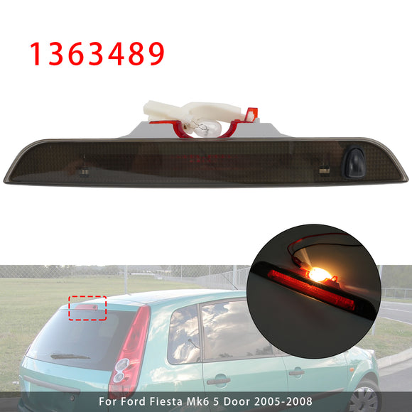 Luce freno posteriore ad alto livello 1363489 per Ford Fiesta Mk6 5 porte 2005-2008 affumicato
