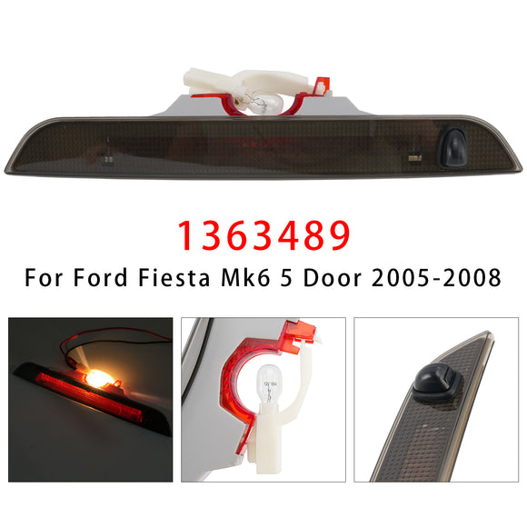Luce freno posteriore ad alto livello 1363489 per Ford Fiesta Mk6 5 porte 2005-2008 affumicato