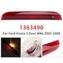 Third Brake Light Auxiliary Brake 1363490 For Ford Fiesta 3 Door MK6 03-2008 Red-6