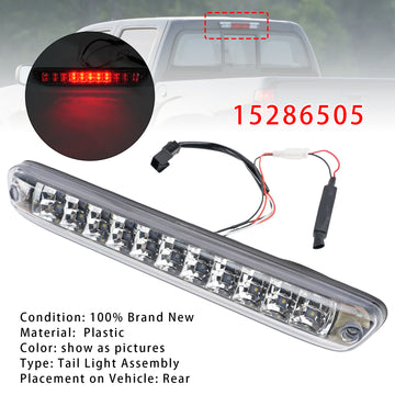 Terceira luz de freio LED 15286505 para Chevy Colorado GMC Canyon 2004-2012 branca - 0