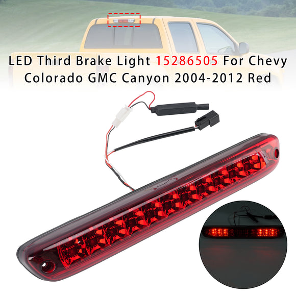 LED Third Brake Light 15286505 For Chevy Colorado GMC Canyon 2004-2012 Red