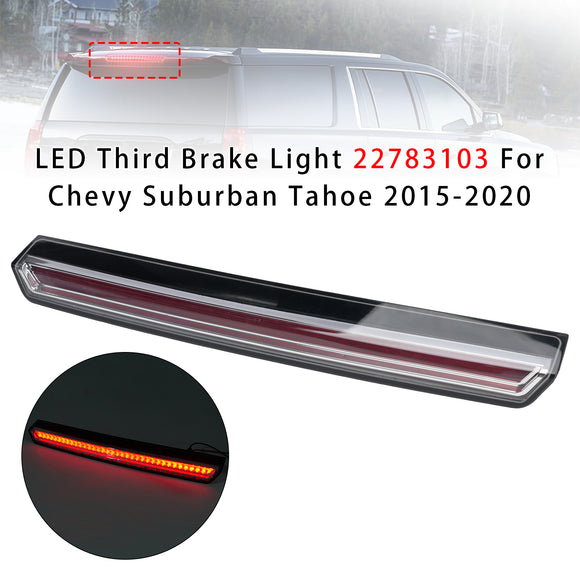 LED Third Brake Light 22783103 For Chevy Suburban Tahoe 2015-2020