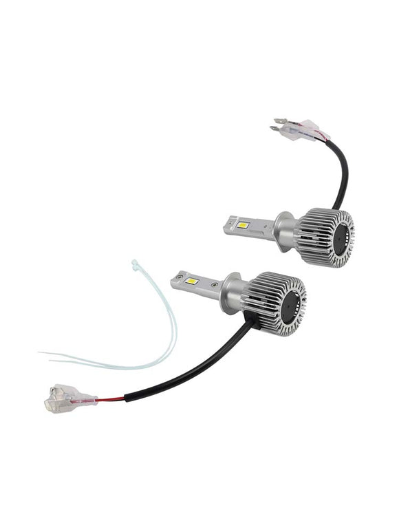 LED Headlight Bulb Kit High Low Beam Lamp H1 12V 35W 6500K 2500LM For HELLA