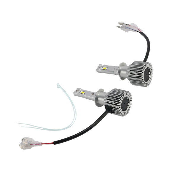 LED Headlight Bulb Kit High Low Beam Lamp H1 12V 35W 6500K 2500LM For HELLA