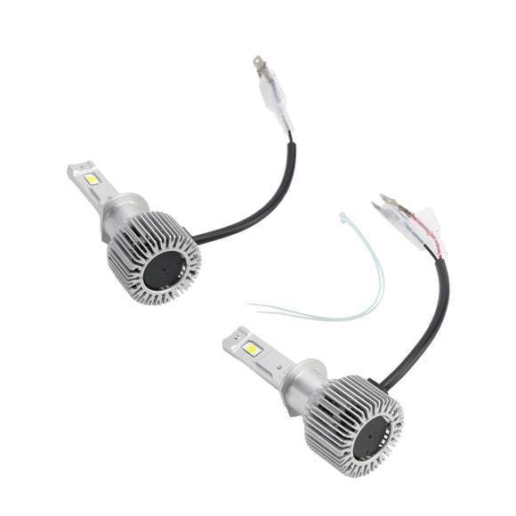 LED Headlight Bulb Kit High Low Beam Lamp H1 12V 35W 6500K 2500LM For HELLA