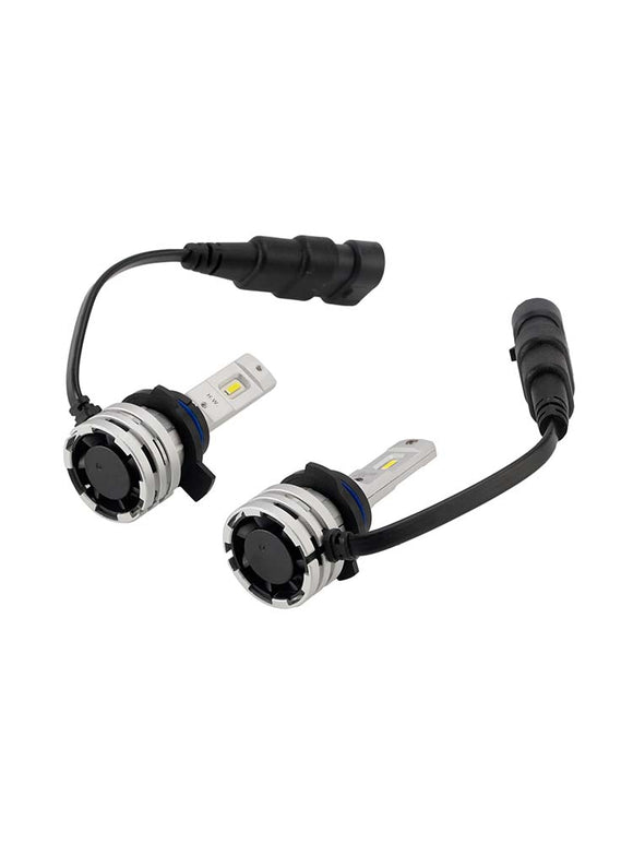 Kit lampadine per fari a LED abbaglianti/anabbaglianti HIR2 9012 12V 24W 6500K Ventola di raffreddamento per HELLA