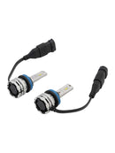 LED Headlight Bulb Kit High Low Beam H11 12V 24W 6500K Fan Cooling For HELLA-13
