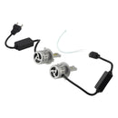 Kit d'ampoule de phare LED, lampe de faisceau haut et bas H4 12V 55W 6500K 4000LM pour HELLA-14