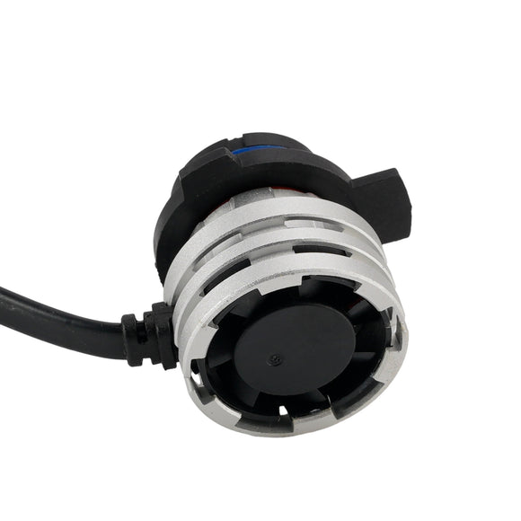Kit lampadine per fari a LED abbaglianti/anabbaglianti HIR2 9012 12V 24W 6500K Ventola di raffreddamento per HELLA
