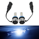 LED Headlight Bulb Kit High Low Beam H11 12V 24W 6500K Fan Cooling For HELLA-3