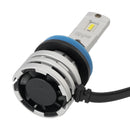 LED Headlight Bulb Kit High Low Beam H11 12V 24W 6500K Fan Cooling For HELLA-9