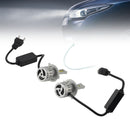 Kit d'ampoule de phare LED, lampe de faisceau haut et bas H4 12V 55W 6500K 4000LM pour HELLA-1