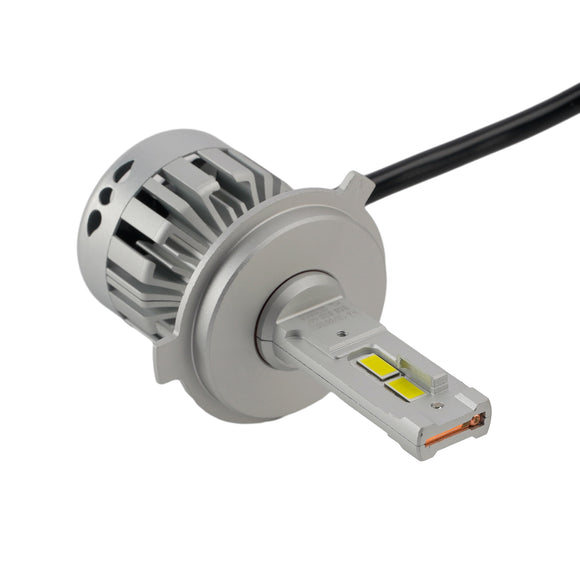 Kit d'ampoule de phare LED, lampe de faisceau haut et bas H4 12V 55W 6500K 4000LM pour HELLA